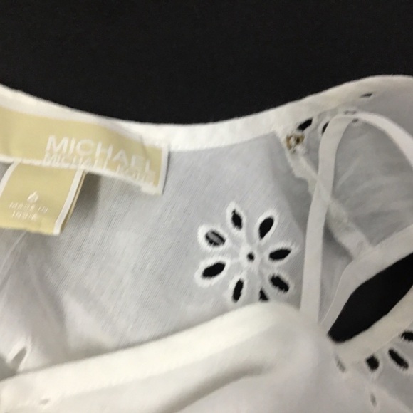NWT Michael Kors White Eyelet Dress - Picture 8 of 10